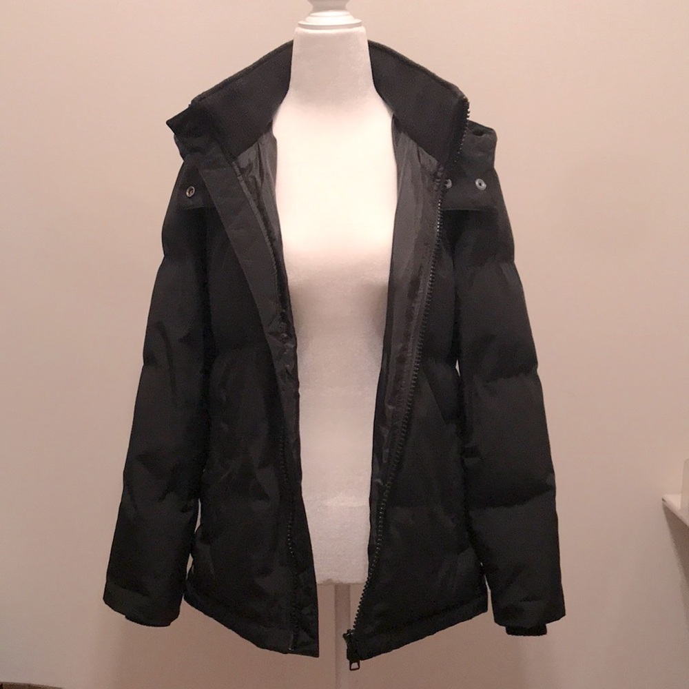 MADEWELL PARKER-BLACK QUILTED PUFFER SZ-XXS